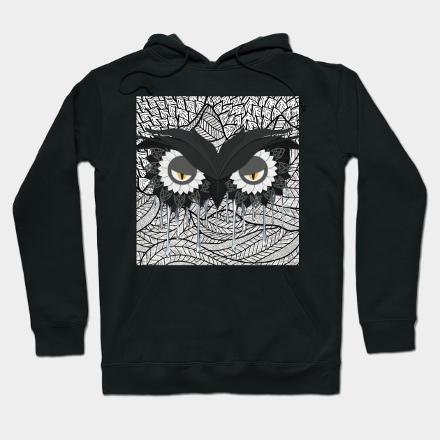 Owl eyes Mountainview Hoodie by LaartStudio